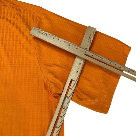 Jack Nicklaus Polo Shirt Mens Size XL Yellow Plaid Golf Performance Short Sleeve - Picture 4 of 13